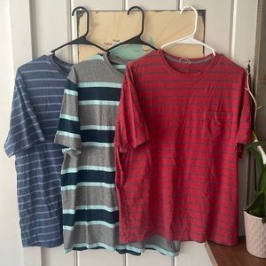 Patagonia Bundle Tees - Stripes, organic cotton